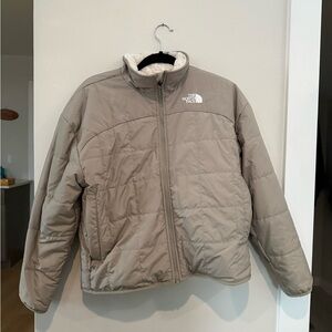 The North Face Beige Fleece-Lined Jacket